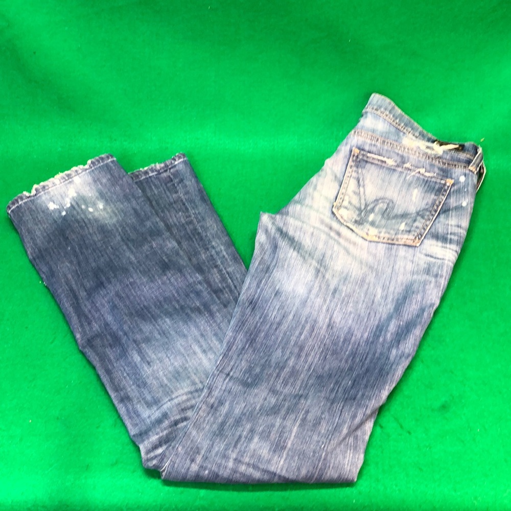 Citizens of Humanity Low Waist StraightLeg Distressed Women’s Jeans Size 27